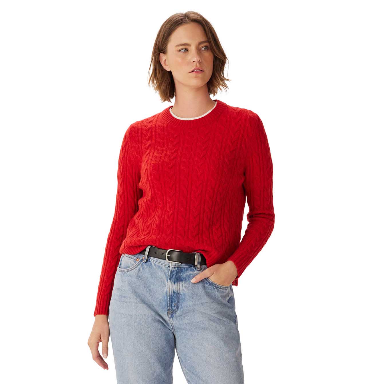 R.M. Williams Seaforth Cable Knit Jersey